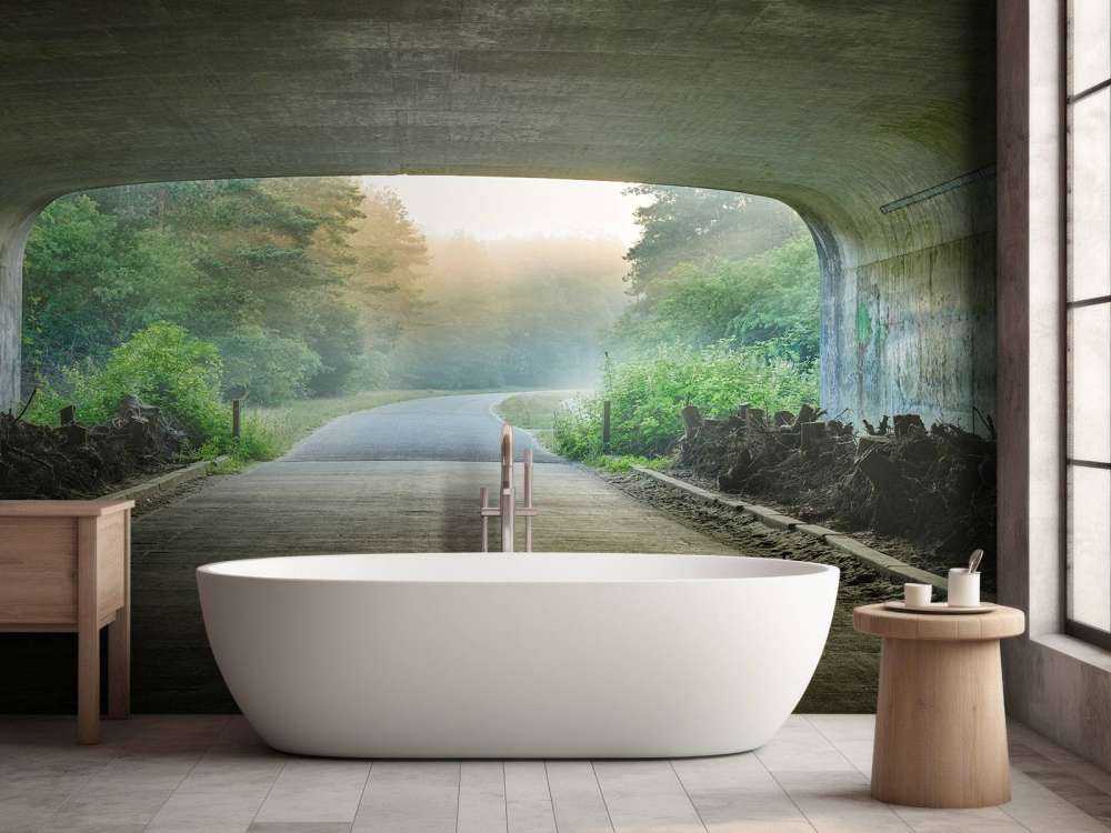 Sonne am Ende eines Tunnels