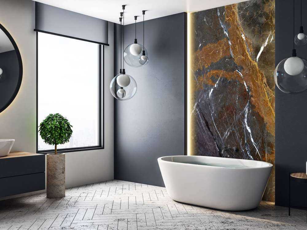 Marmor mit feinen Linien