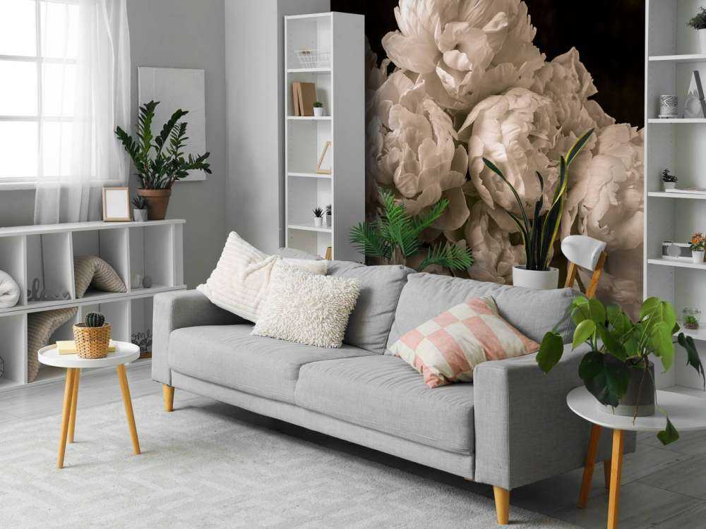 Strauß Pfingstrosen vintage