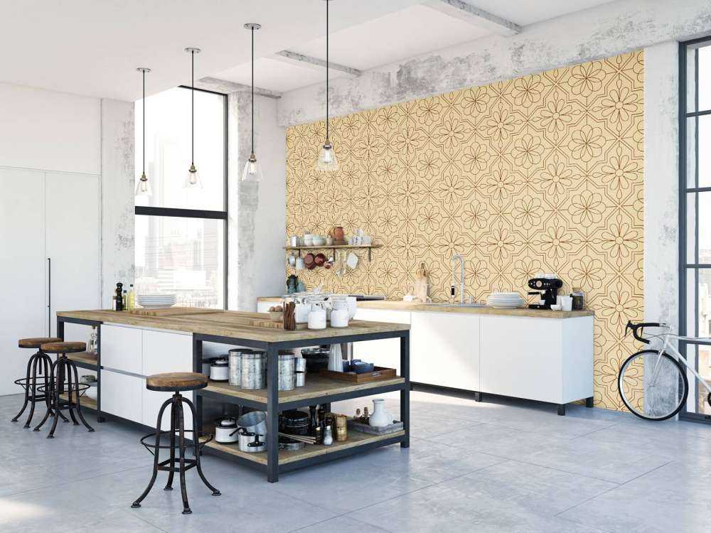 Blumen im Retro Stil