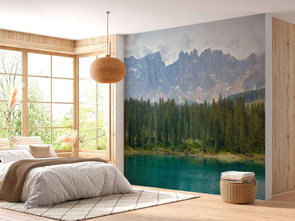 Baumreihe am Bergsee