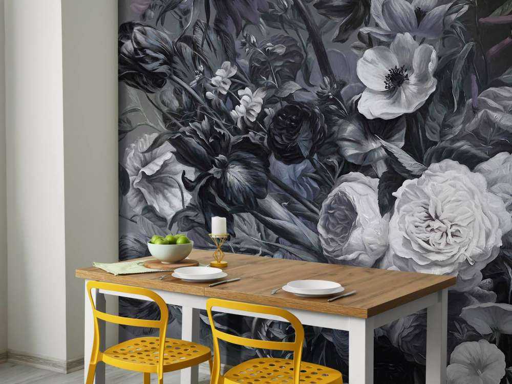 Großer Strauß Grau