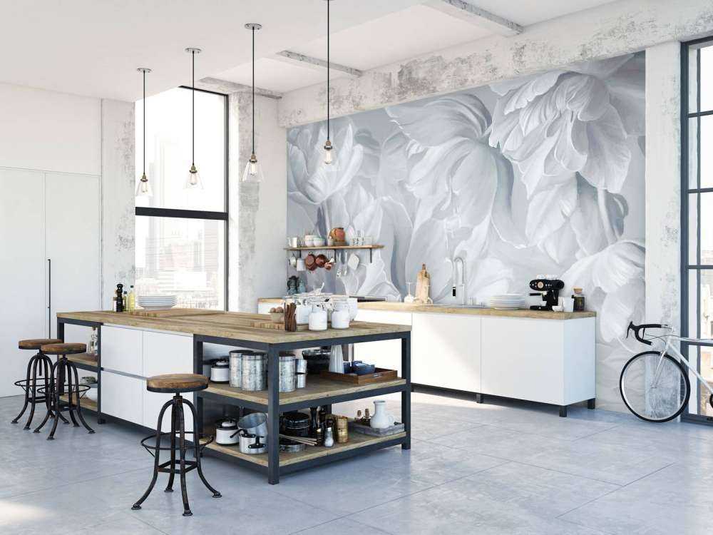 Große weiße Tulpen