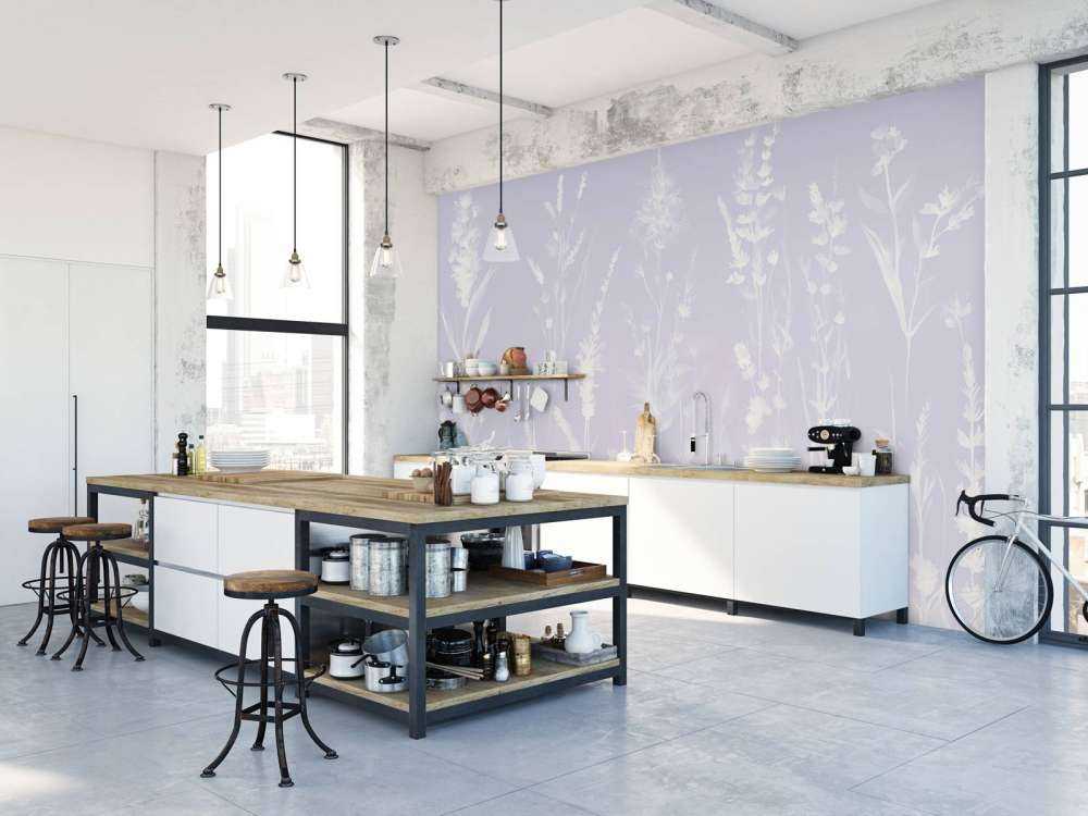 Lavendellicht Nahtlos Lavendel Lila