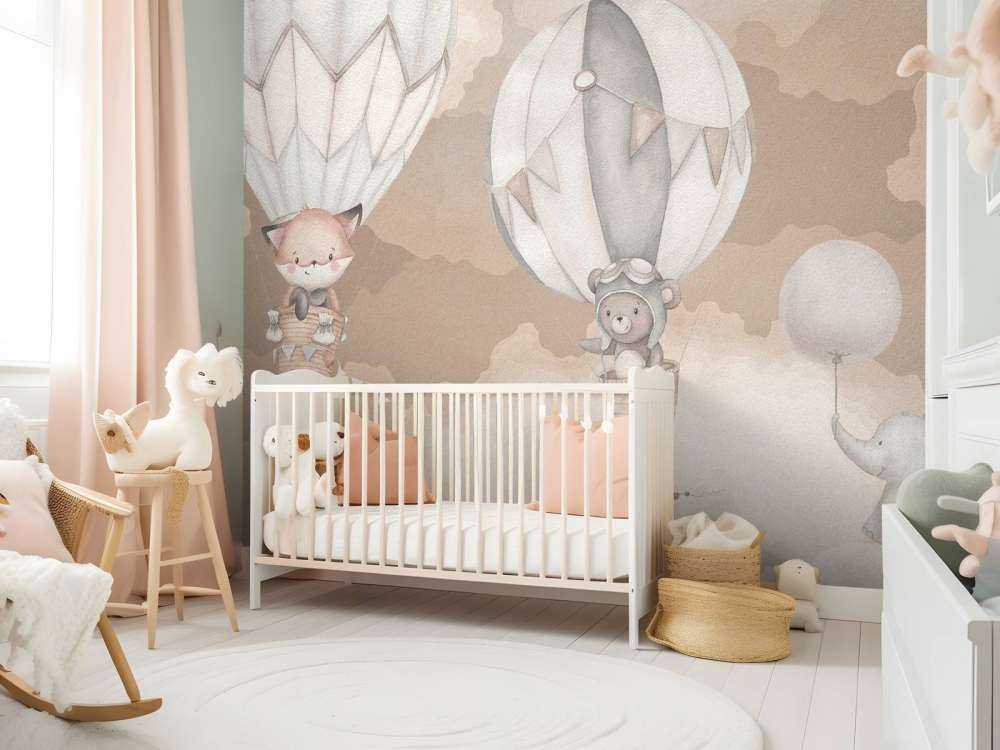 Fliegende Tiere taupe