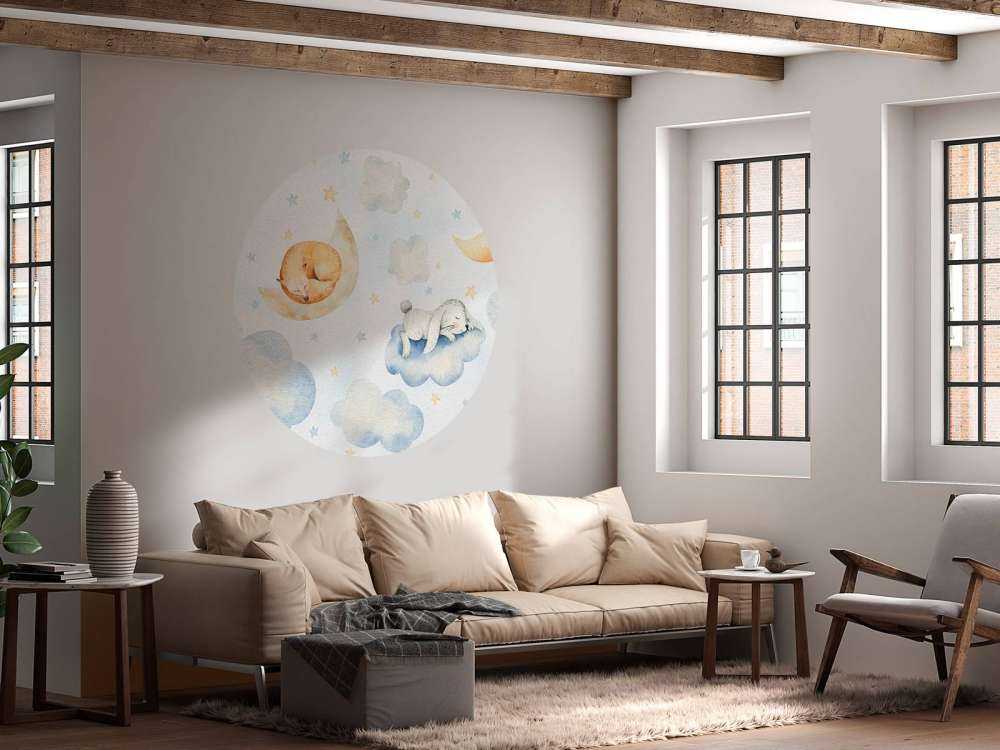 Schlafende Freunde in den Wolken