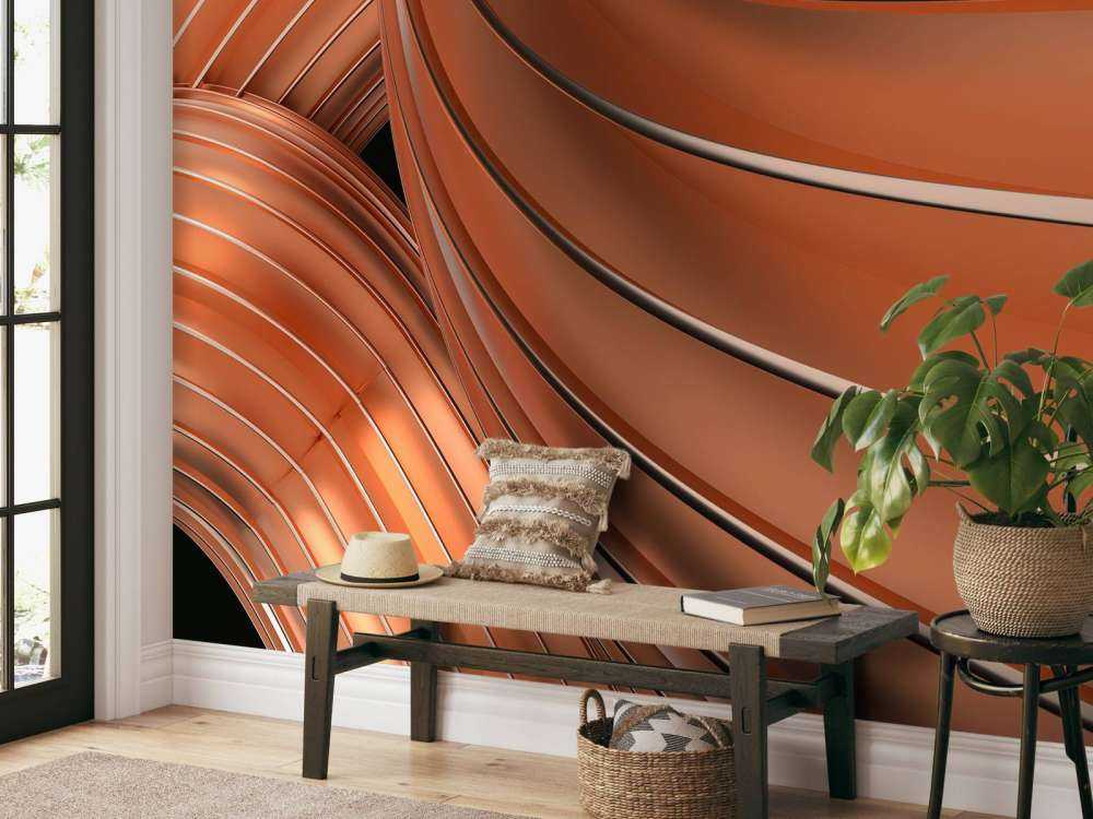 Goldener 3d-Hintergrund