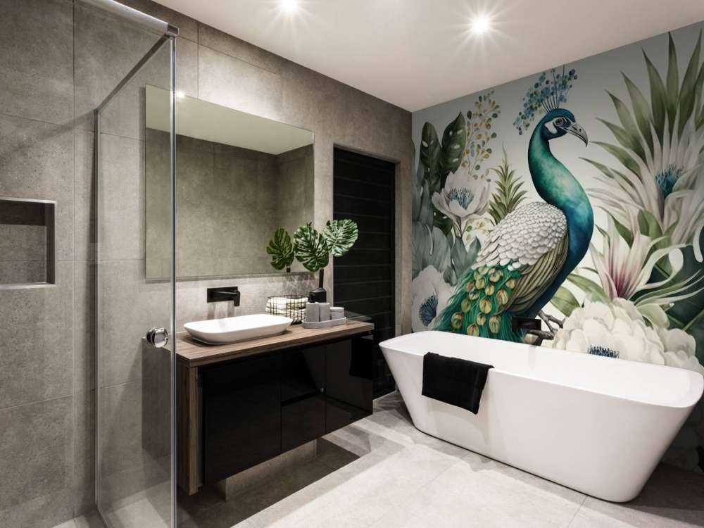 Pfauenflora in Harmonie