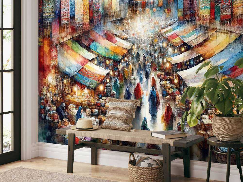 Bazaars Symphonie der Farben