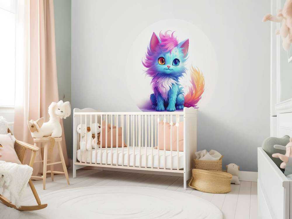 Regenbogen-Katzenbaby