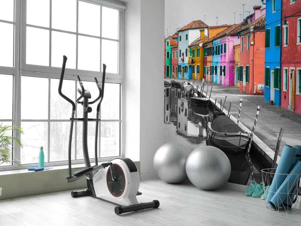 Bunte Fischerhäuser