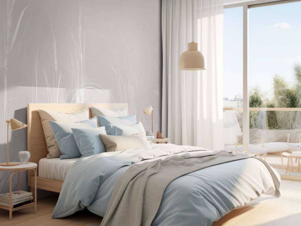 Natur Stimmung Nebelblau