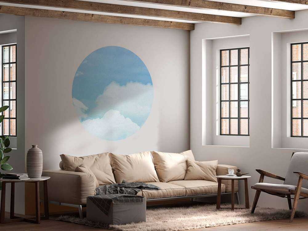 Aquarellierte Wolken