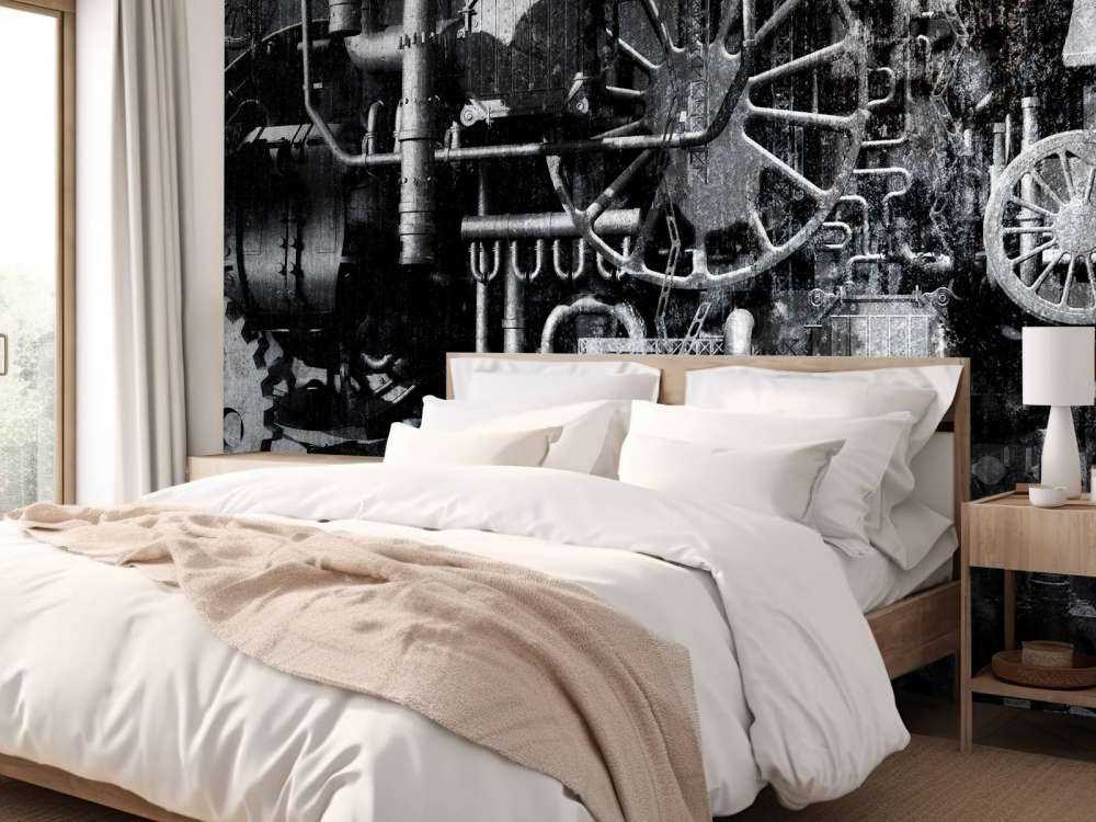 Alter Maschinenraum eines Zuges