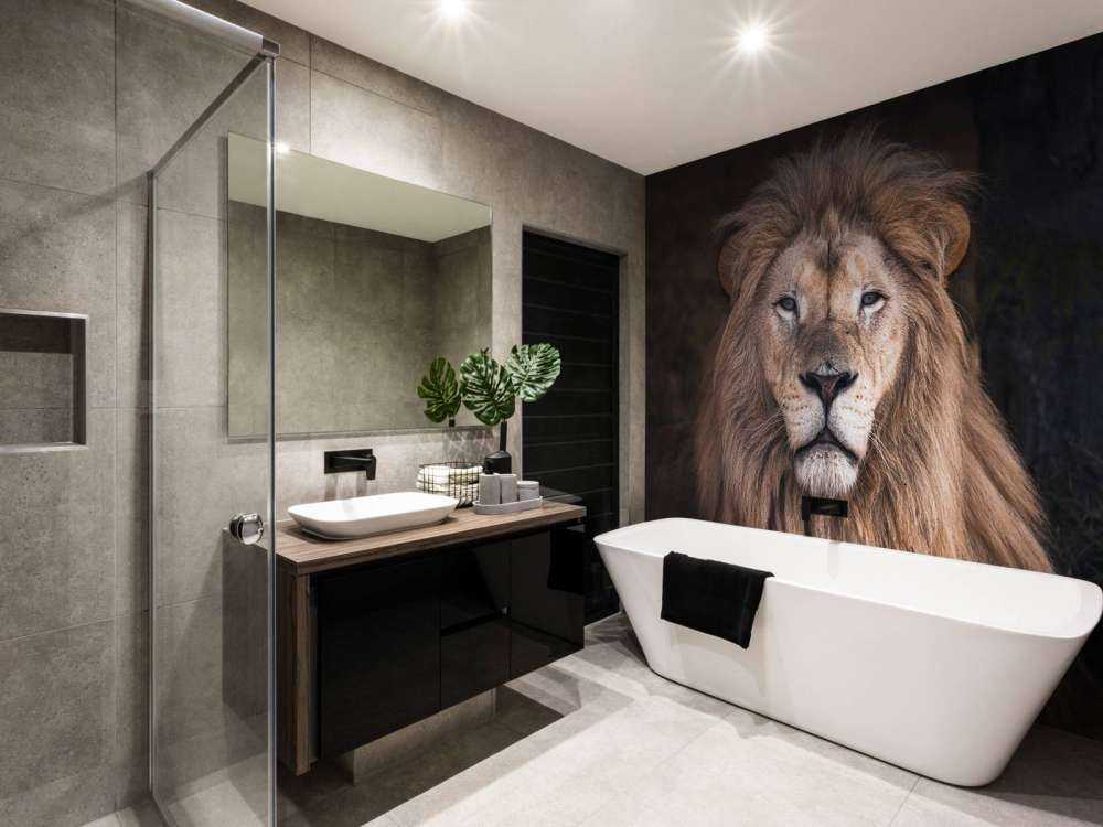 Porträt eines Löwen