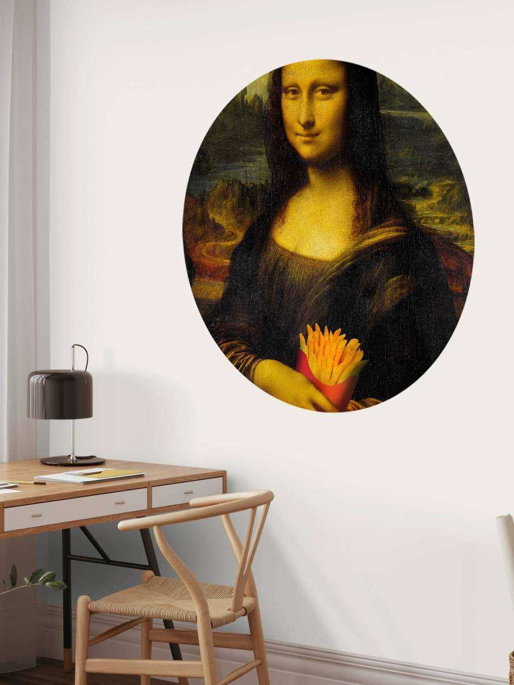 Mona Lisa mit Pommes