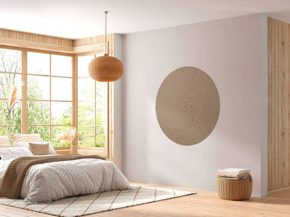 Zen-Kreise in Taupe
