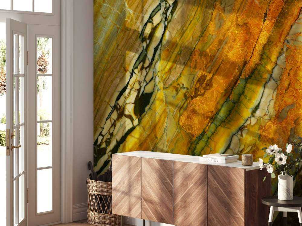 Marmor mit Mosaikstruktur