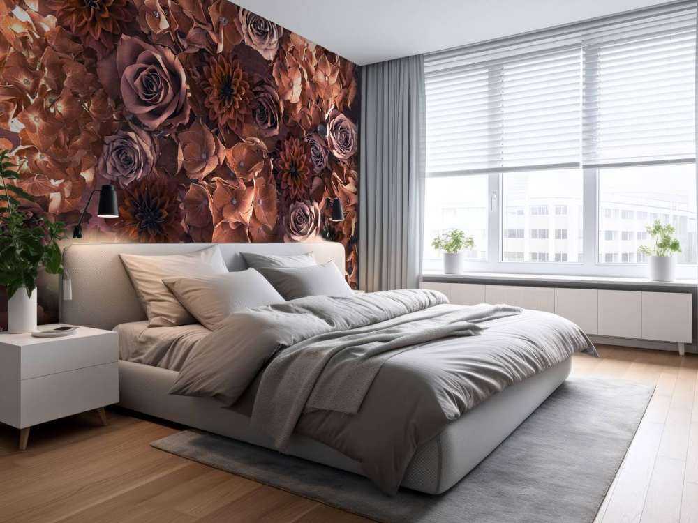 Hortensien, Rosen und Dahlien