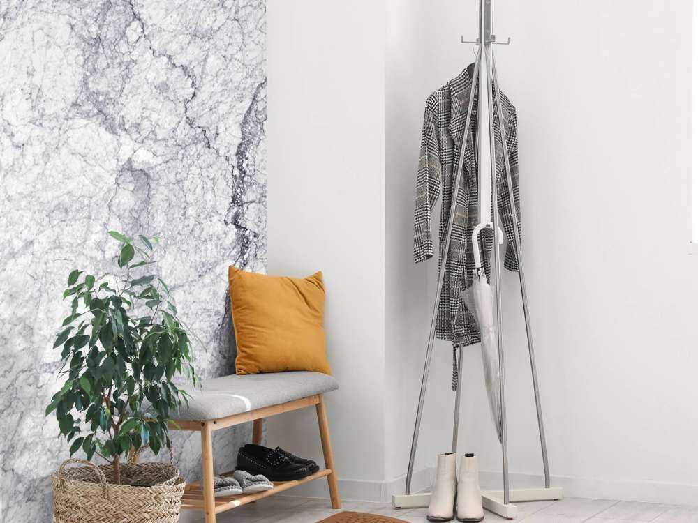 Marmor schwarz und weiß