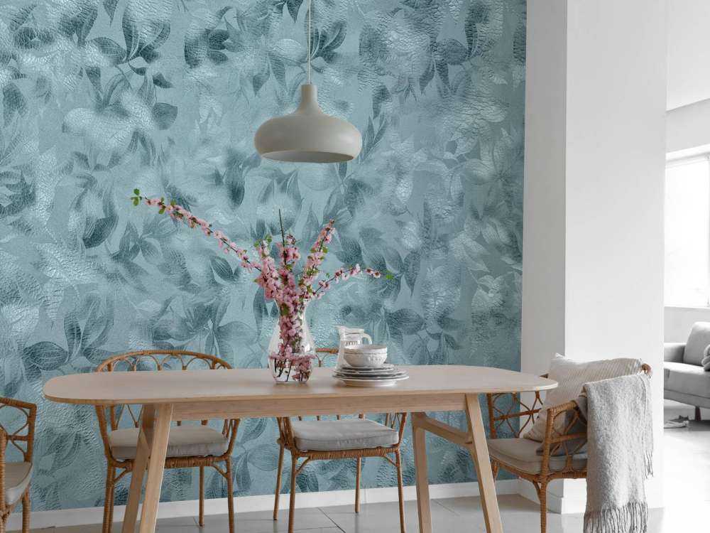 Blaue Blumen Textur