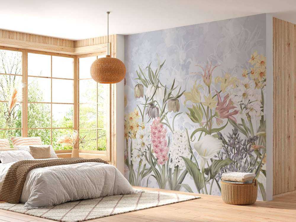 Frühjahrsblumen - Sanftes Himmelblau