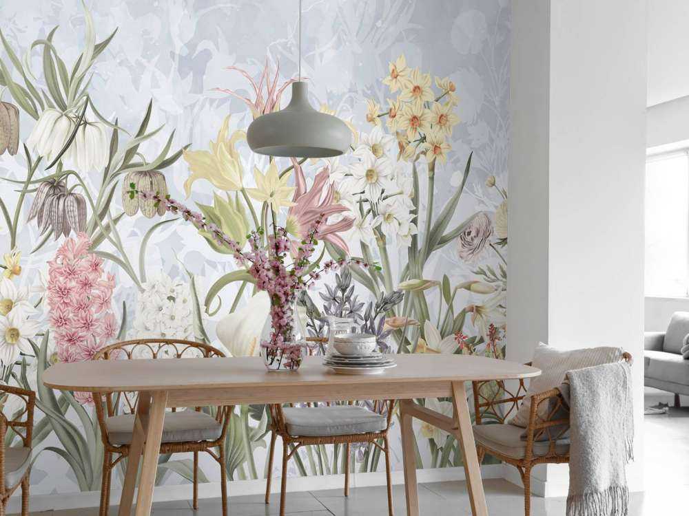 Frühjahrsblumen - Sanftes Himmelblau