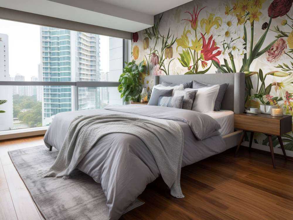 Frühjahrsblumen - Warmes Honigbeige