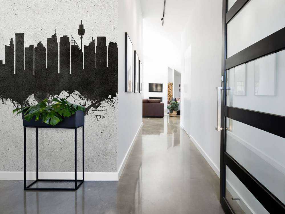 Aquarell-Skyline, Sydney