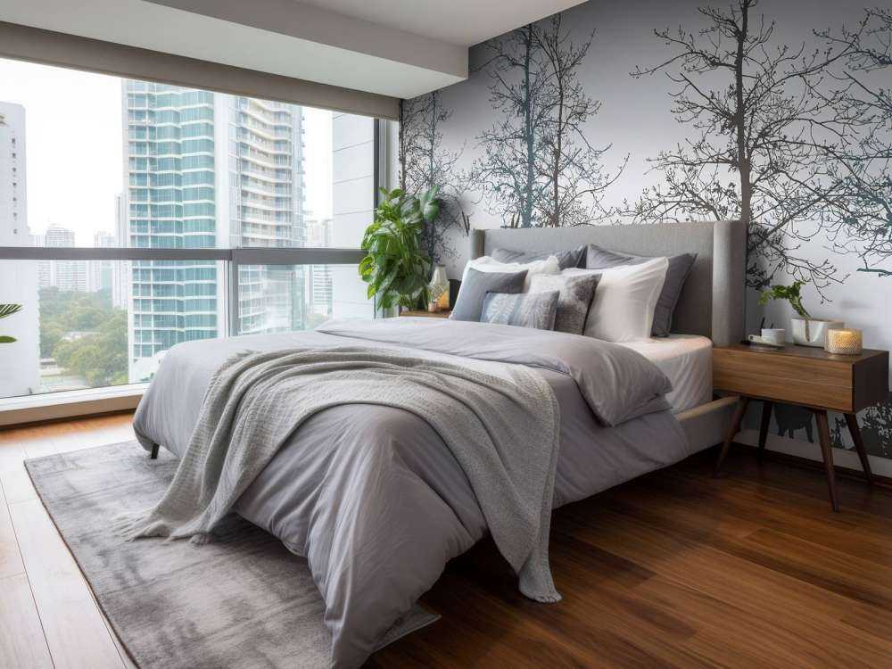 Winter Kontur Wald Stille