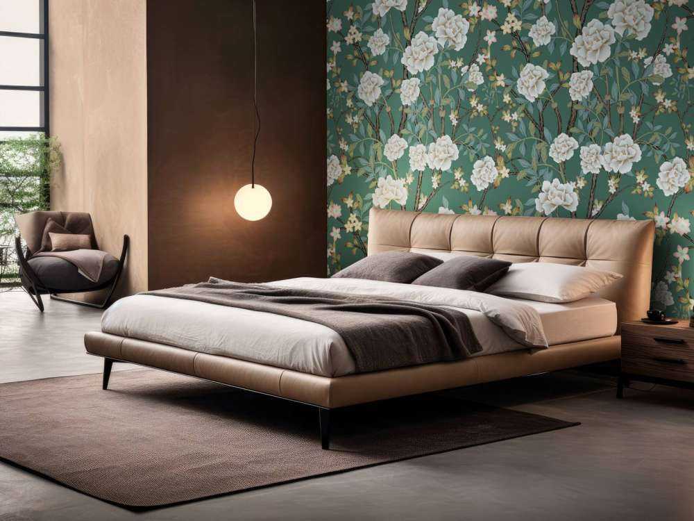 Pfingstrosen auf grünem Hintergrund