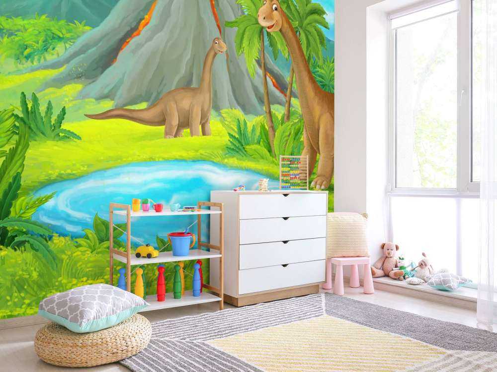 Dinosaurier in der Natur