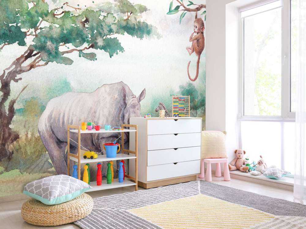 Aquarell Dschungel