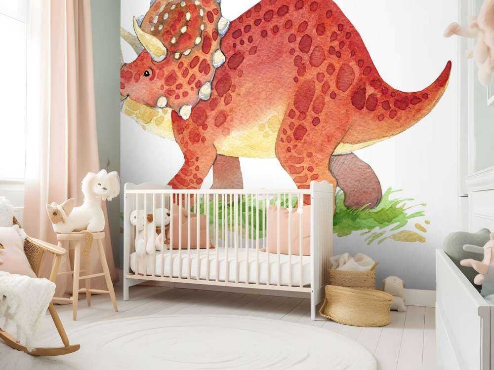 Süßer Triceratops Dinosaurier mit Triceratops