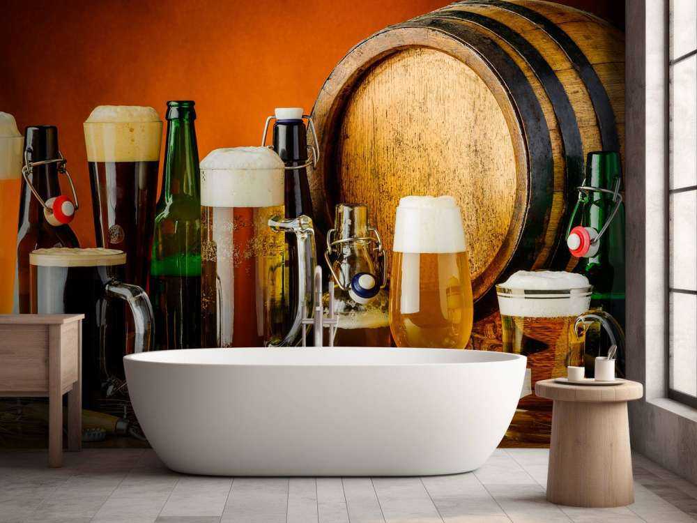 Bier auf Fototapete