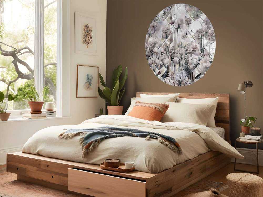 Riesige Aquarell-Iris Gelb