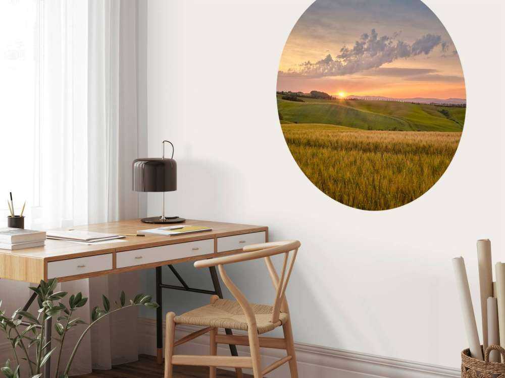 Sonnenuntergang in italienischer Landschaft
