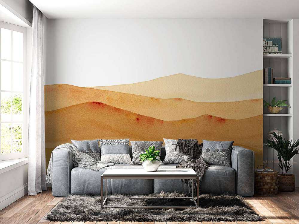 Aquarell Wüste