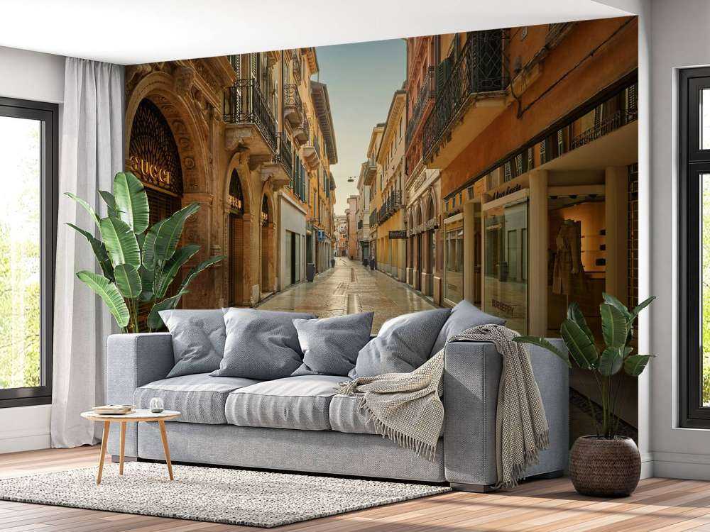 Einkaufsstraße in Italien