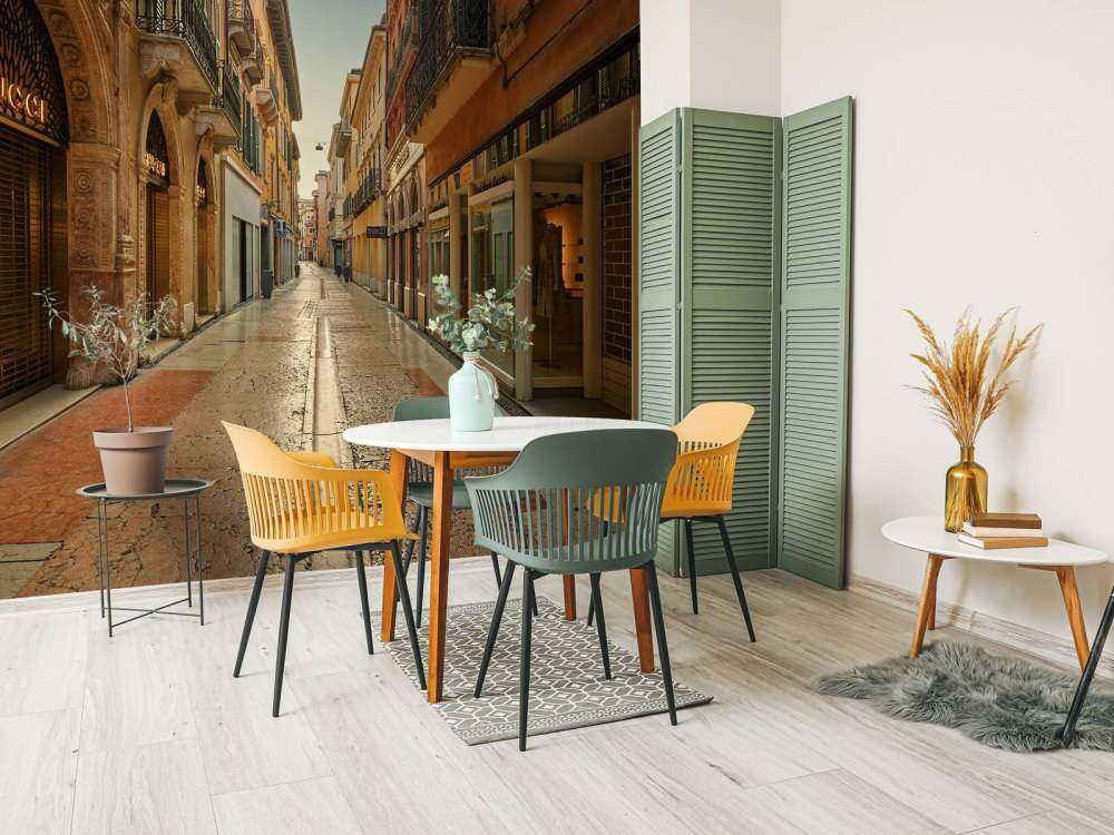 Einkaufsstraße in Italien