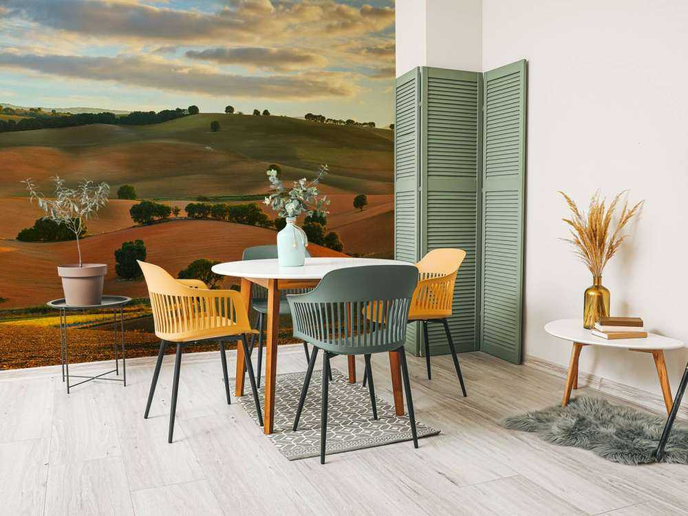 Landschaft mit Bergen