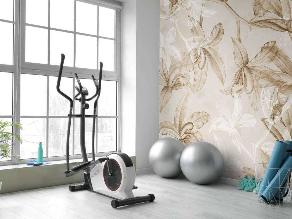 Orchideen Traumlandschaft Sepia