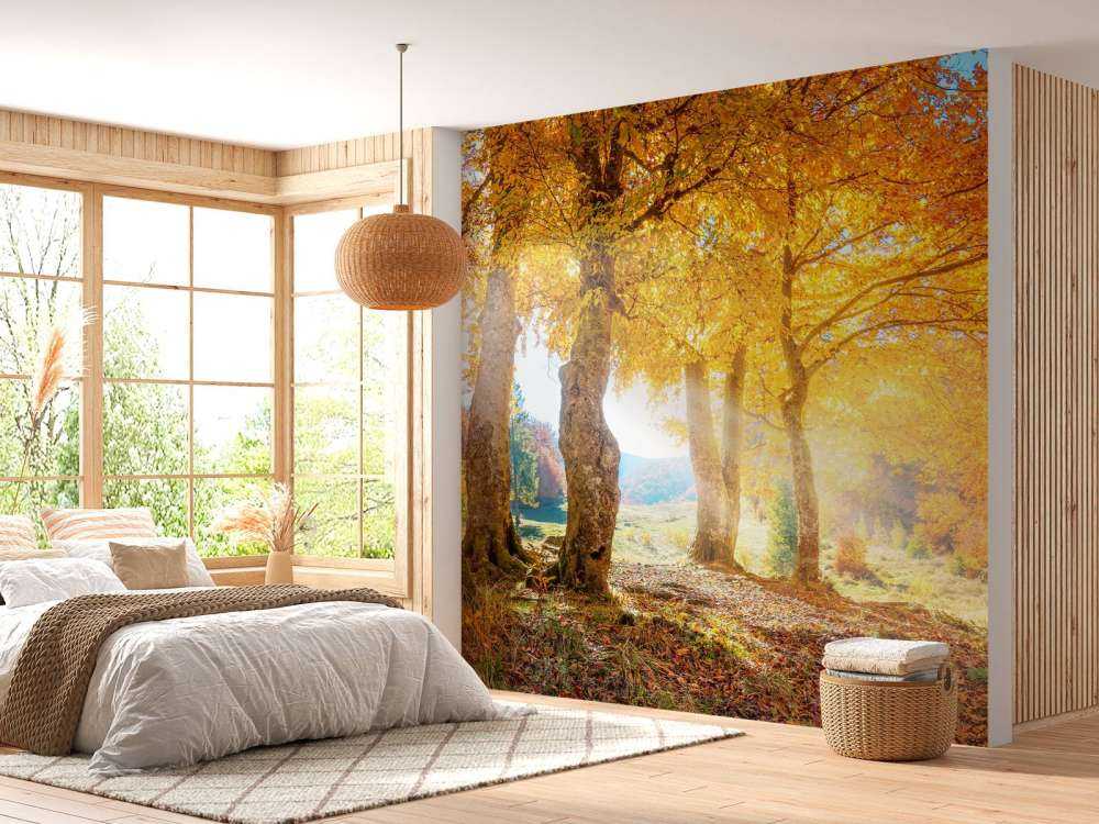 Warme Herbstlandschaft