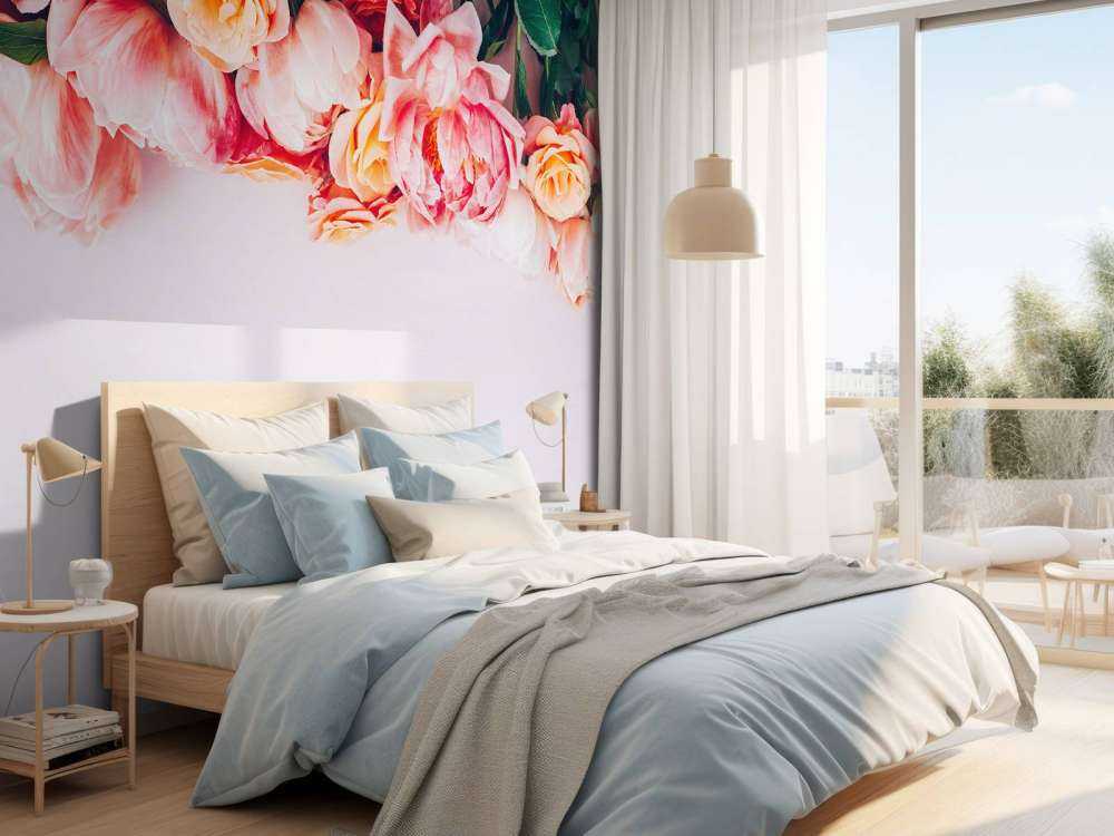 Rosen in verschiedenen Rosatönen