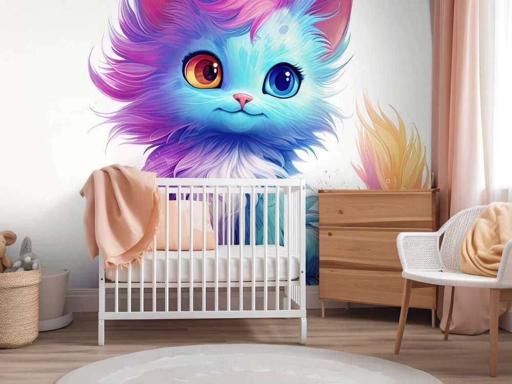 Regenbogen-Katzenbaby
