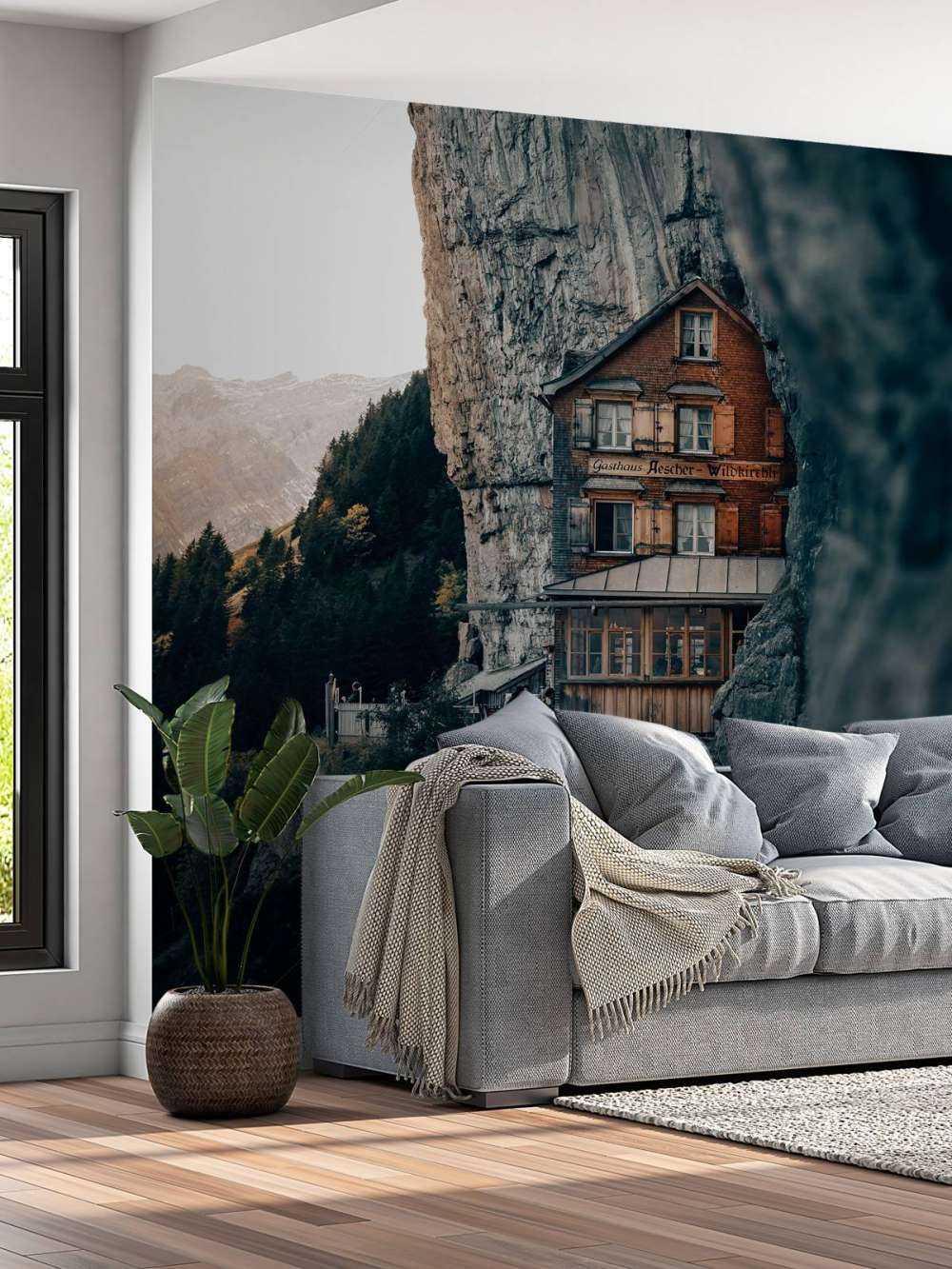 Berghütte in den Alpen