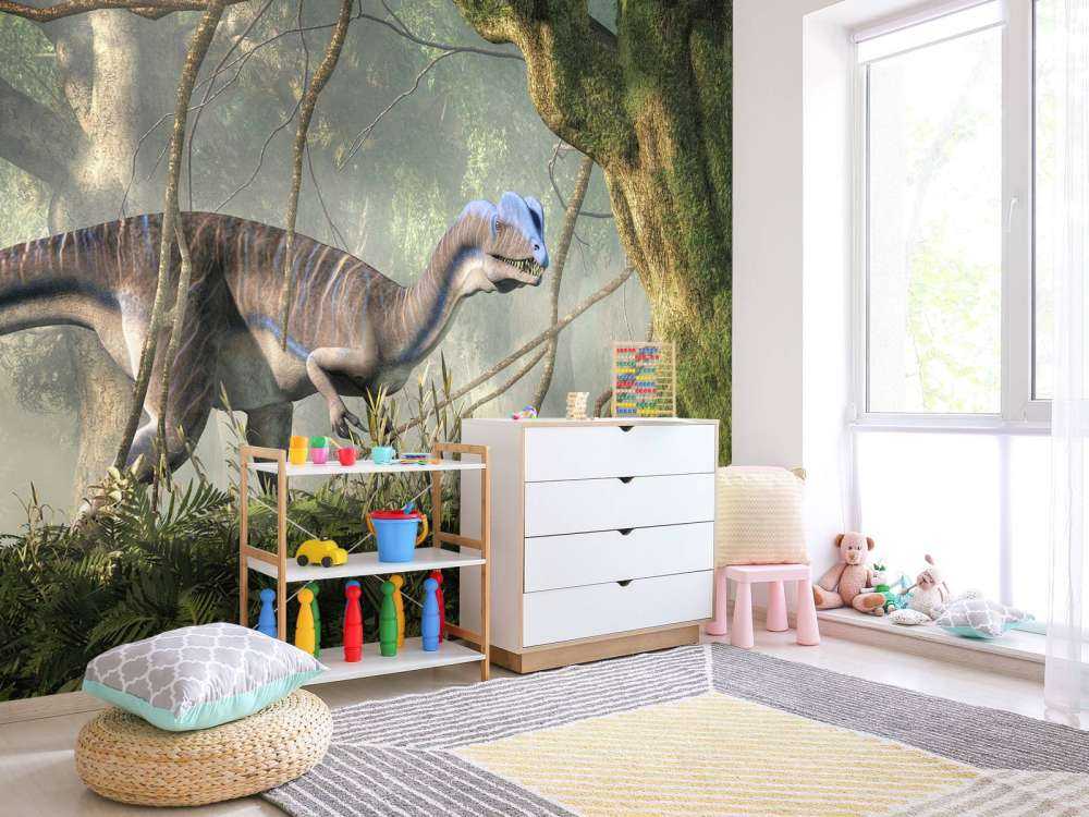 Dinosaurier im Wald