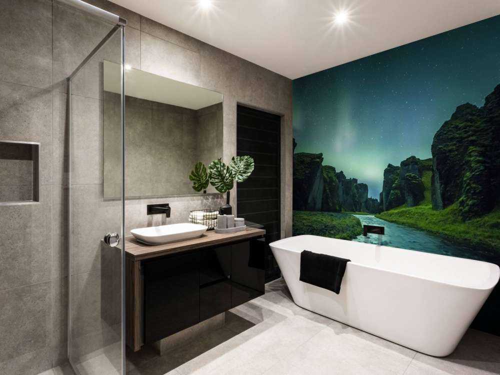 Nordlicht über den Bergen