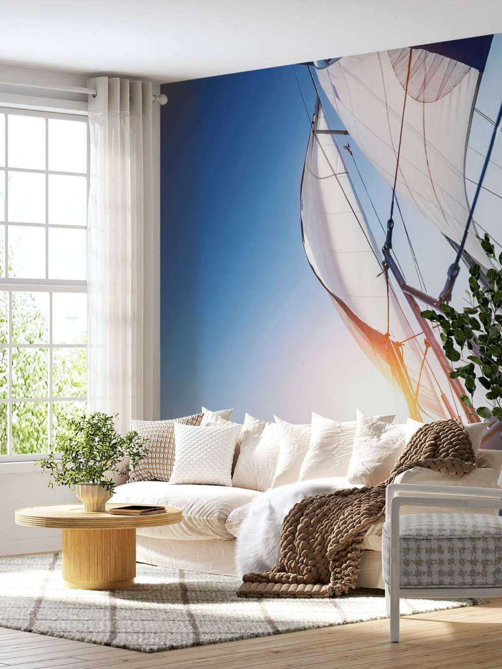Beidseitiges Segelboot