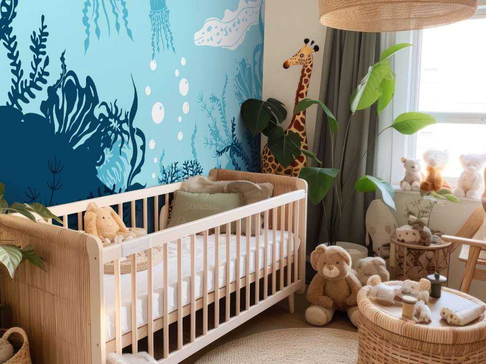 Blaue Unterwasserwelt